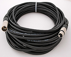 Male 5 Pin to Female 3 Pin Shielded DMX Cable Indoor/Outdoor Cable