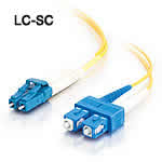 LC-SC Duplex 9/125 Single Mode Fiber Patch Cable