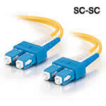 SC-SC Duplex 9/125 Single Mode Fiber Patch Cable