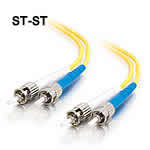 ST-ST Duplex 9/125 Single Mode Fiber Patch Cable