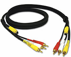 VALUE SERIES 4-in-1 "RCA"/S-VIDEO CABLE