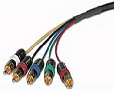 Plenum Rated Component Video with Audio Cable
