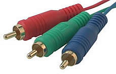 Component Video Cable Side View