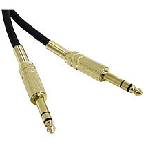 Pro-Audio Cable 1/4in TRS Male to 1/4in TRS Male 